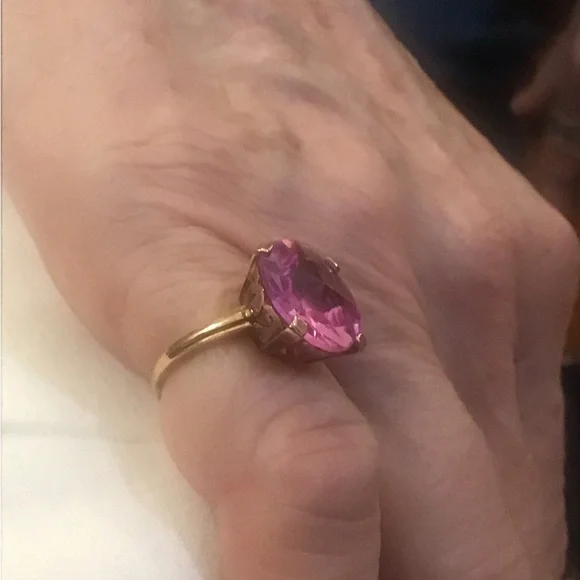 Pink Tourmaline Ring